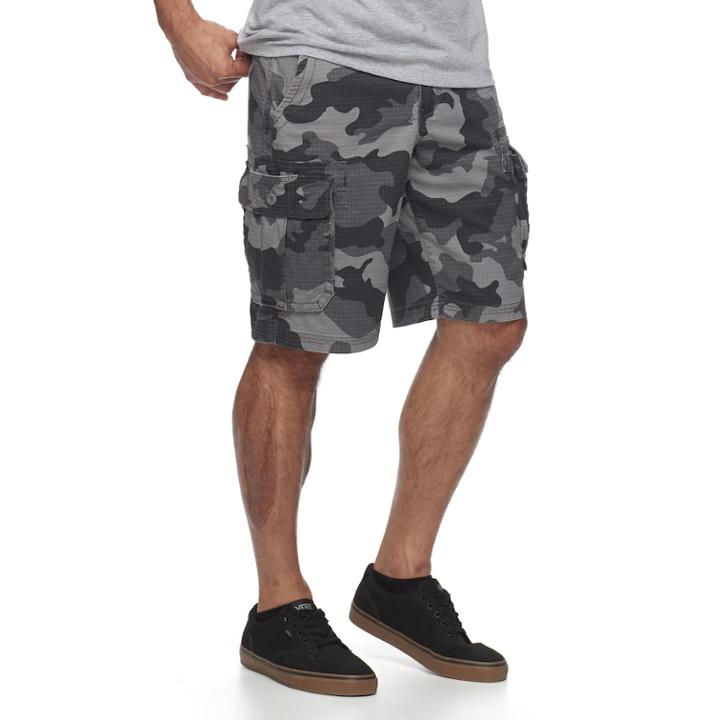 Men's Urban Pipeline&reg; Maxflex Ripstop Cargo Shorts, Size: 29, Dark Grey