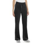 Women's Tek Gear&reg; Fit & Flare Velour Lounge Pants, Size: Small, Black