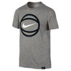 Boys 8-20 Nike Basketball Logo Tee, Boy's, Size: Large, Grey Other
