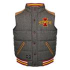 Men's Franchise Club Iowa State Cyclones Legacy Reversible Vest, Size: Large, Grey