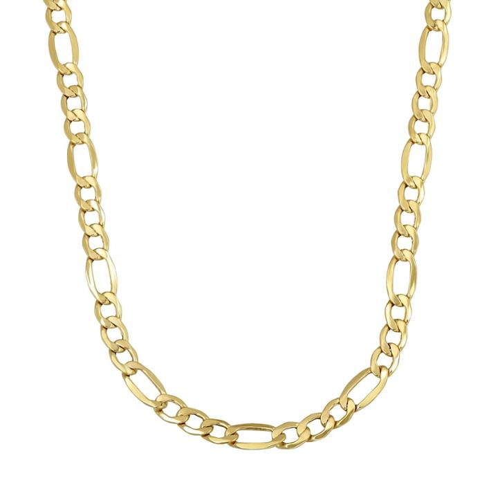 Everlasting Gold 14k Gold Figaro Chain Necklace, Women's, Size: 22, Yellow