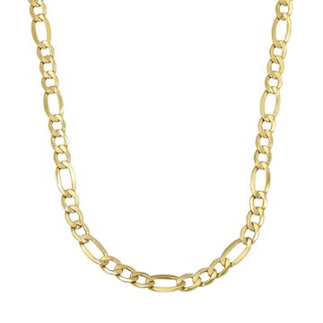 Everlasting Gold 14k Gold Figaro Chain Necklace, Women's, Size: 22, Yellow