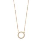 Lc Lauren Conrad Open Circle Pendant Necklace, Women's, Gold