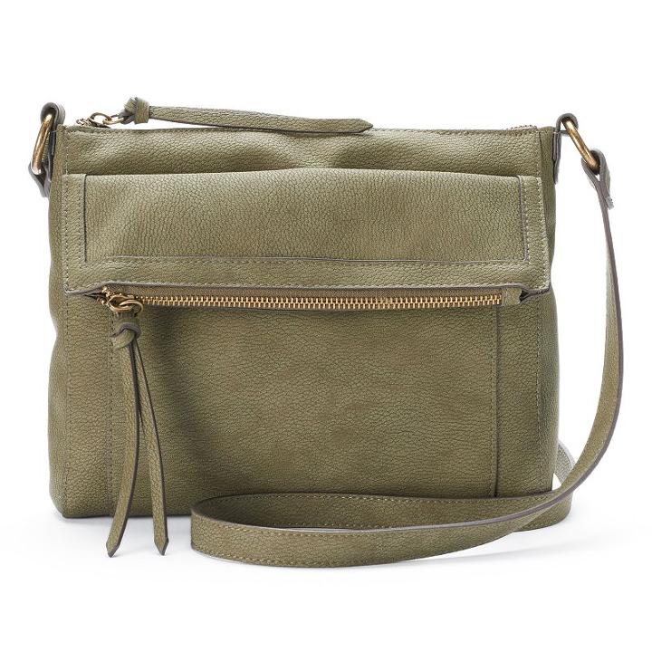 Sonoma Goods For Life&trade; Victoria Crossbody Bag, Women's, Dark Green