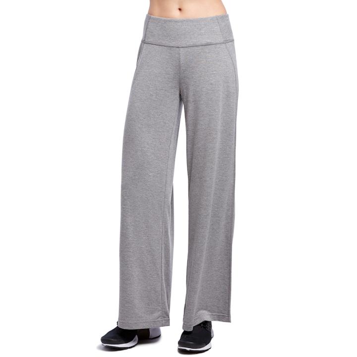 Women's Jockey Sport Voluminous Wide Pants, Size: Small, Med Grey