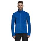 Men's Adidas Outdoor Terrex Tivid Ii Fleece Jacket, Size: Xl, Med Blue