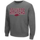Men's Campus Heritage Arkansas Razorbacks Wordmark Sweatshirt, Size: Xxl, Grey (charcoal)