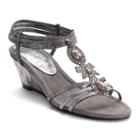 New York Transit Go Girl Women's Wedge Sandals, Size: Medium (9), Grey Other
