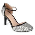 Journee Collection Alison Women's Mary Jane High Heels, Size: 11, Silver