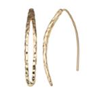 Dana Buchman Textured Threader Earrings, Women's, Gold