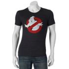 Men's Ghostbusters Retro Logo Tee, Size: Large, Grey (charcoal)
