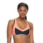 Women's Rbx Colorblock Bikini Top, Size: Xl, Orange