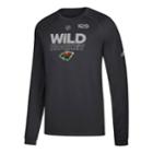 Men's Adidas Minnesota Wild Primary Position Tee, Size: Medium, Black