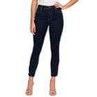 Women's Gloria Vanderbilt Amanda Snap-hem Skinny Ankle Jeans, Size: 12, Med Blue