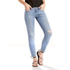 Women's Levi's 811 Curvy Fit Skinny Jeans, Size: 28(us 6)m, Med Blue