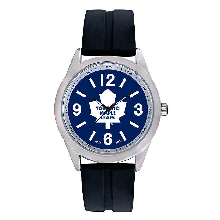 Men's Game Time Toronto Maple Leafs Varsity Watch, Black