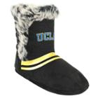 Women's Ucla Bruins Mid-high Faux-fur Boots, Size: Small, Black