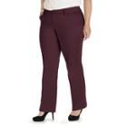 Plus Size Lee Maxwell Modern Fit Curvy Dress Pants, Women's, Size: 20 - Regular, Dark Brown