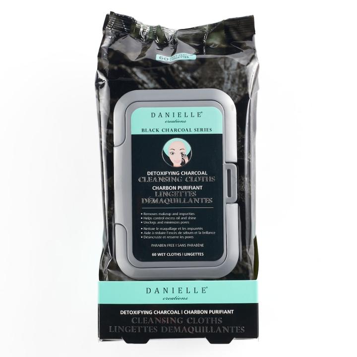 Danielle Creations Detoxifying Charcoal Cleansing Cloths, Multicolor