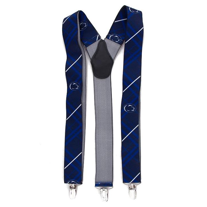 Men's Penn State Nittany Lions Oxford Suspenders, Blue