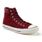 Men's Converse Chuck Taylor All Star Waterproof Suede Boot Sneakers, Size: 11, Dark Red