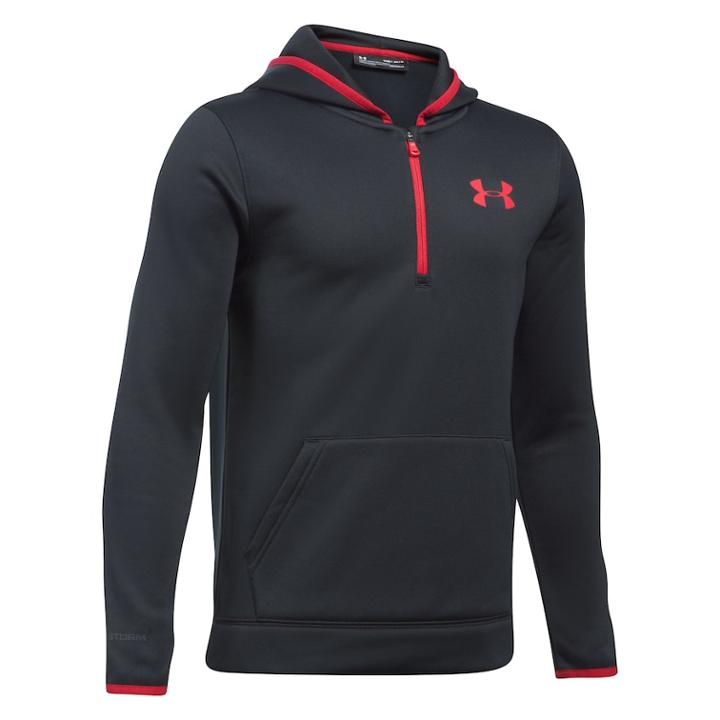 Boys 8-20 Under Armour Novelty Fleece Hoodie, Size: Large, Black