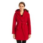 Women's Excelled Hooded Wrap Jacket, Size: Small, Red