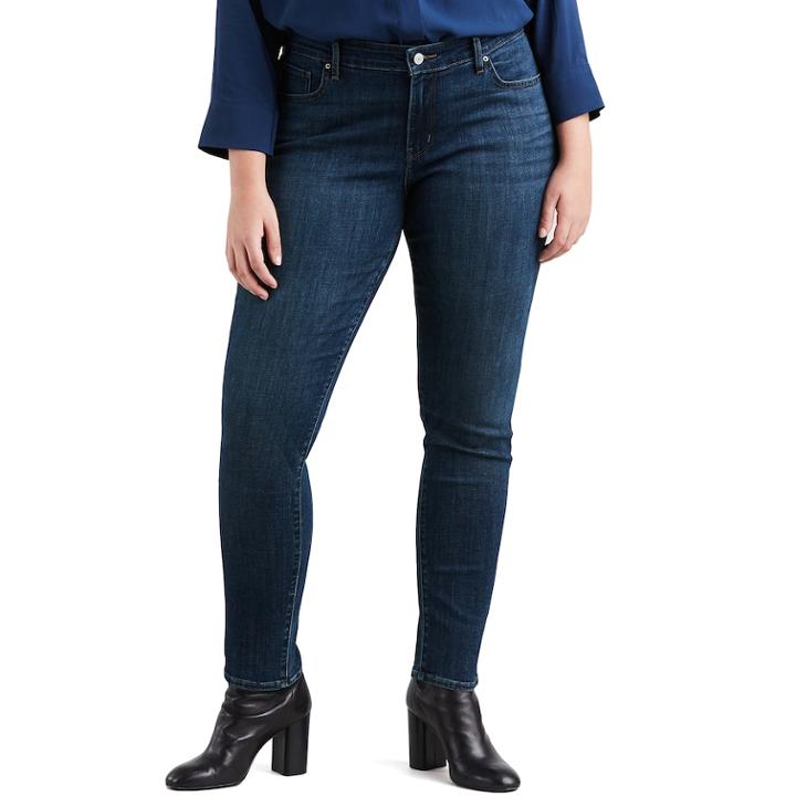 Plus Size Levi's&reg; 711 Skinny Jeans, Women's, Size: 18 - Regular, Dark Blue