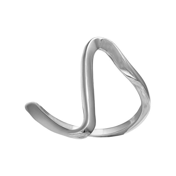 Sterling Silver Abstract Ring, Women's, Size: 7, Grey