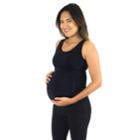 Maternity Pip & Vine By Rosie Pope Ruched Nursing Tank Pv12275, Women's, Size: Xl-mat, Black