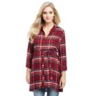 Maternity Oh Baby By Motherhood&trade; Plaid Tunic, Women's, Size: Medium, Ovrfl Oth