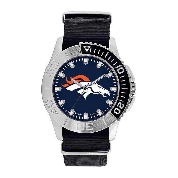 Men's Game Time Denver Broncos Starter Watch, Black