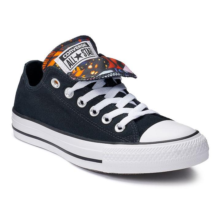 Women's Converse Chuck Taylor All Star Double Tongue Butterfly Sneakers, Size: 10, Black