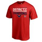 Men's Washington Capitals 2018 Stanley Cup Champions District Of Champions Tee, Size: Medium, Brt Red