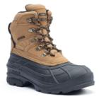 Kamik Fargo Men's Waterproof Winter Boots, Size: 9, Beig/green (beig/khaki)