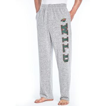 Men's Concepts Sport Minnesota Wild Reprise Lounge Pants, Size: Xxl, Grey