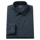 Apt. 9, Men's &reg; Slim-fit Premier Flex Collar Stretch Dress Shirt, Size: 17.5-34/35, Black