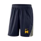 Men's Nike Michigan Wolverines Core Shorts, Size: Xl, Blue (navy)