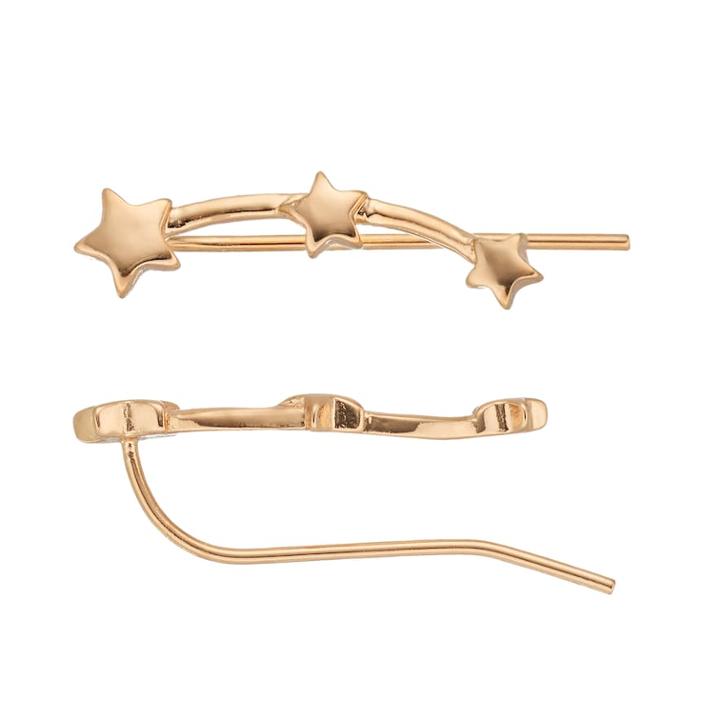 Lc Lauren Conrad Triple Star Ear Climbers, Women's, Gold