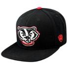 Adult Top Of The World Wisconsin Badgers Xplosion Adjustable Cap, Men's, Black