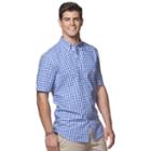 Big & Tall Chaps Gingham Button-down Shirt, Men's, Size: 4xb, Blue