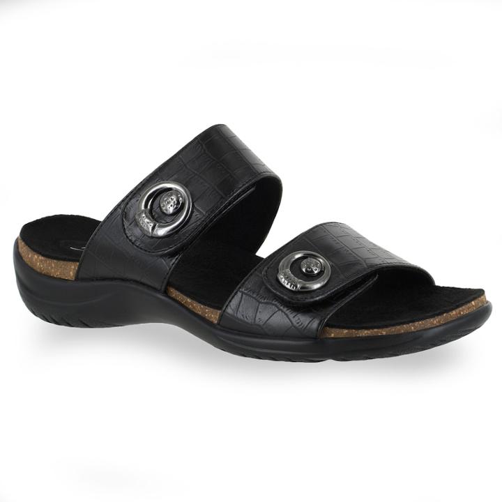 Easy Street Dory Women's Sandals, Size: Medium (9), Grey (charcoal)
