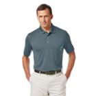 Men's Grand Slam Athletic-fit Airflow Performance Golf Polo, Size: Medium, Dark Grey