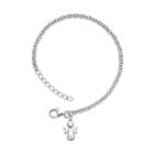 Little Diva Diamonds Sterling Silver Diamond Accent Angel Bracelet - Kids, Girl's, Size: 5.50