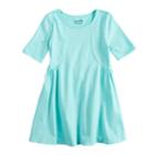 Girls 4-10 Jumping Beans&reg; Glitter Princess Seam Dress, Size: 8, Med Blue