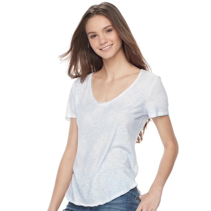 Juniors' So&reg; Perfect Tee, Teens, Size: Large, Light Blue