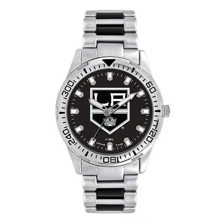 Men's Game Time Los Angeles Kings Heavy Hitter Watch, Silver