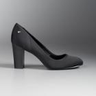 Simply Vera Vera Wang Malaga Women's Pump High Heels, Size: 7.5, Black