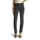 Women's Lee Motion Power Hours Ponte Dress Pants, Size: 18 Avg/reg, Grey (charcoal)