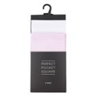 Men's 2-pack Pocket Squares, Pink